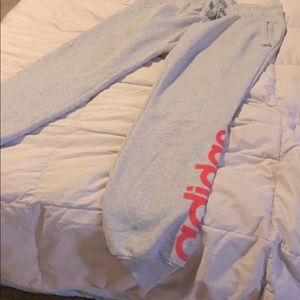 Girls youth large adidas sweatpants